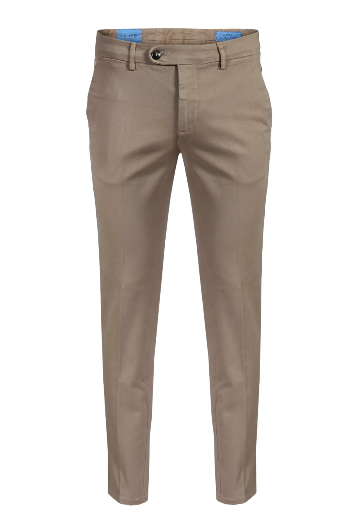 Pantalone Chinos Tasca America Cotone caldo - Beige