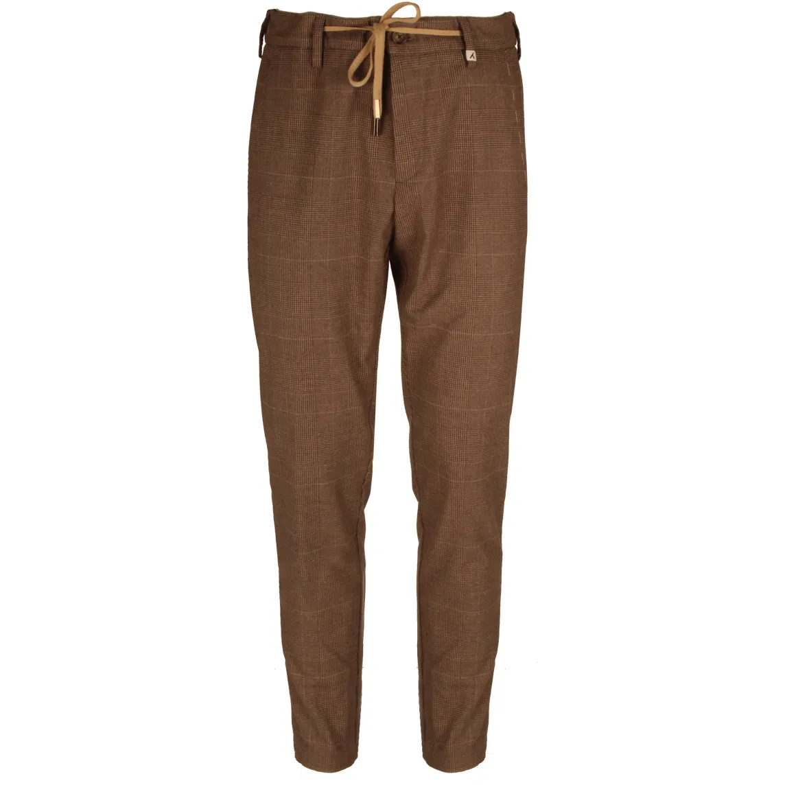 PANTALONE PRINCIPE DI GALLES BASE Uomo Beige Marrone