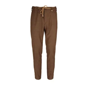 PANTALONE PRINCIPE DI GALLES BASE Uomo Beige Marrone