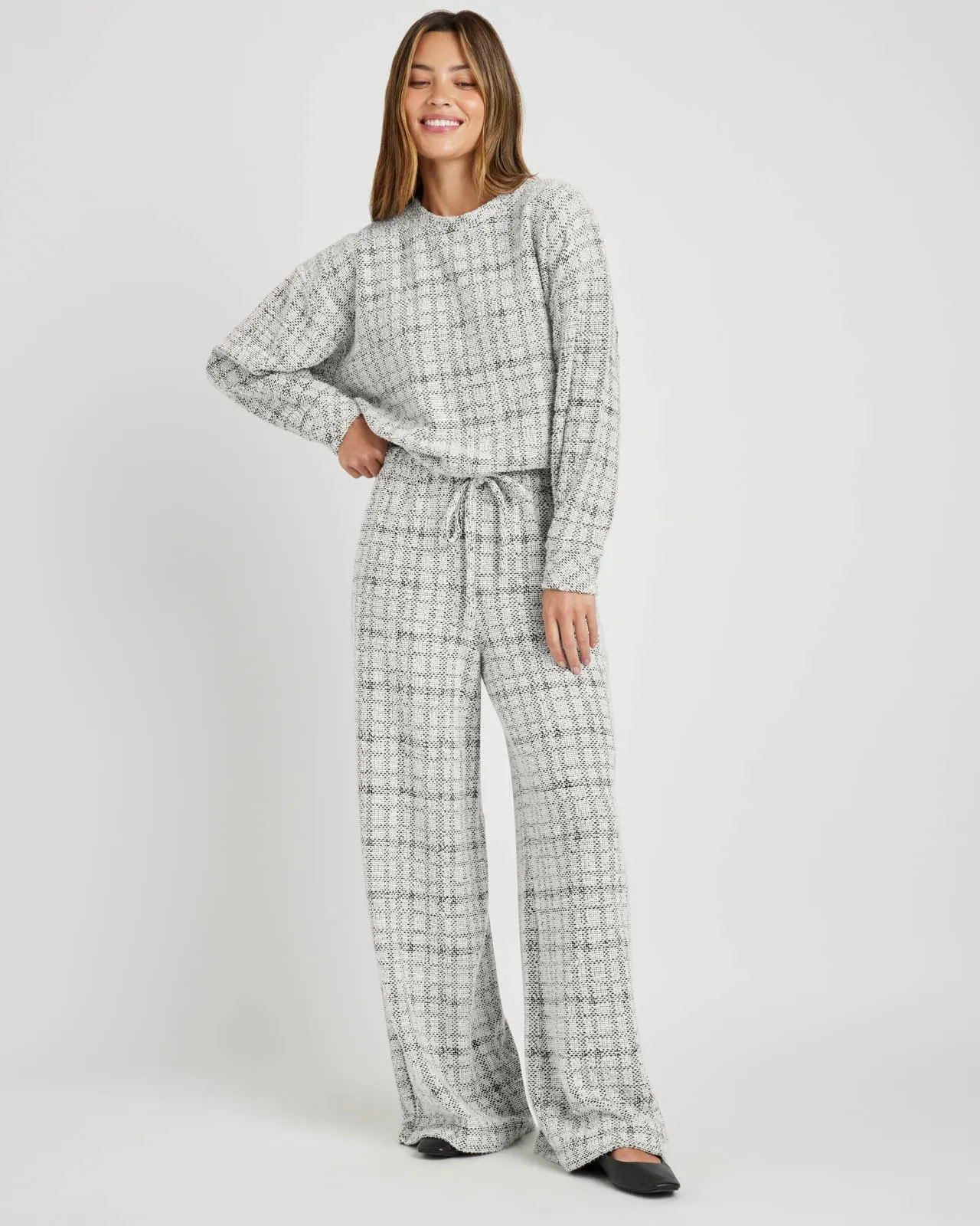 Penny Tweedy Plaid Pant