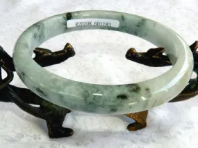 Power and Compassion Burmese Jadeite Bangle Bracelet Large/Men's Size 74 mm + Certificate (R1183)