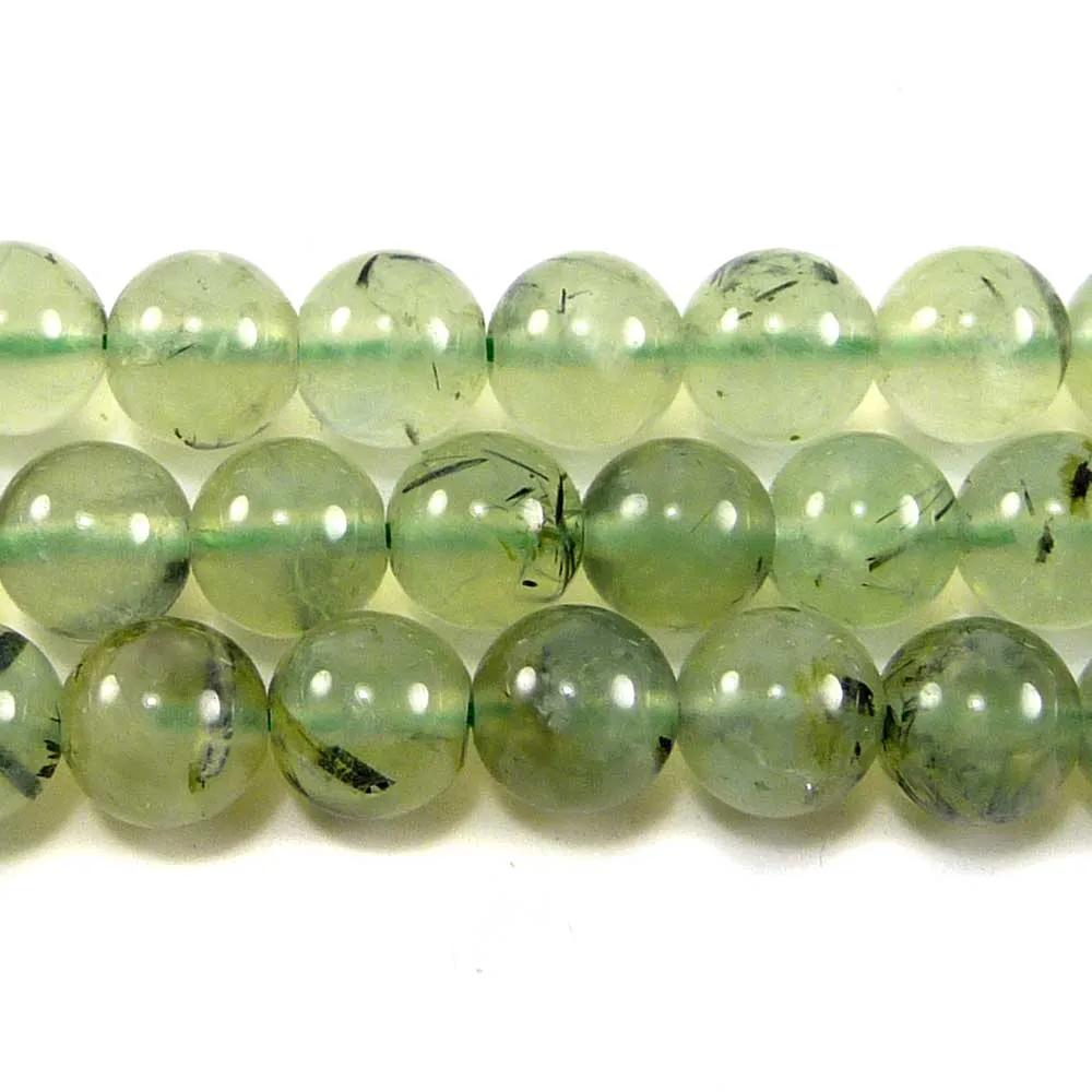 Prehnite Round Beads