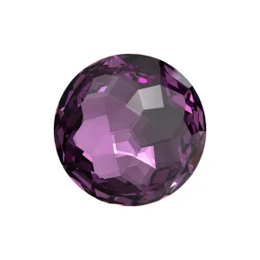 PRESTIGE Crystal, #1383 Daydream Round Stone 14mm, Amethyst Ignite, (1 Piece)