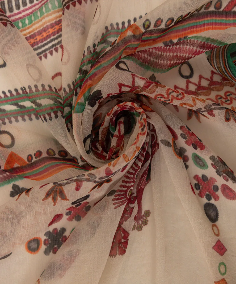 Printed Chiffon Dupatta