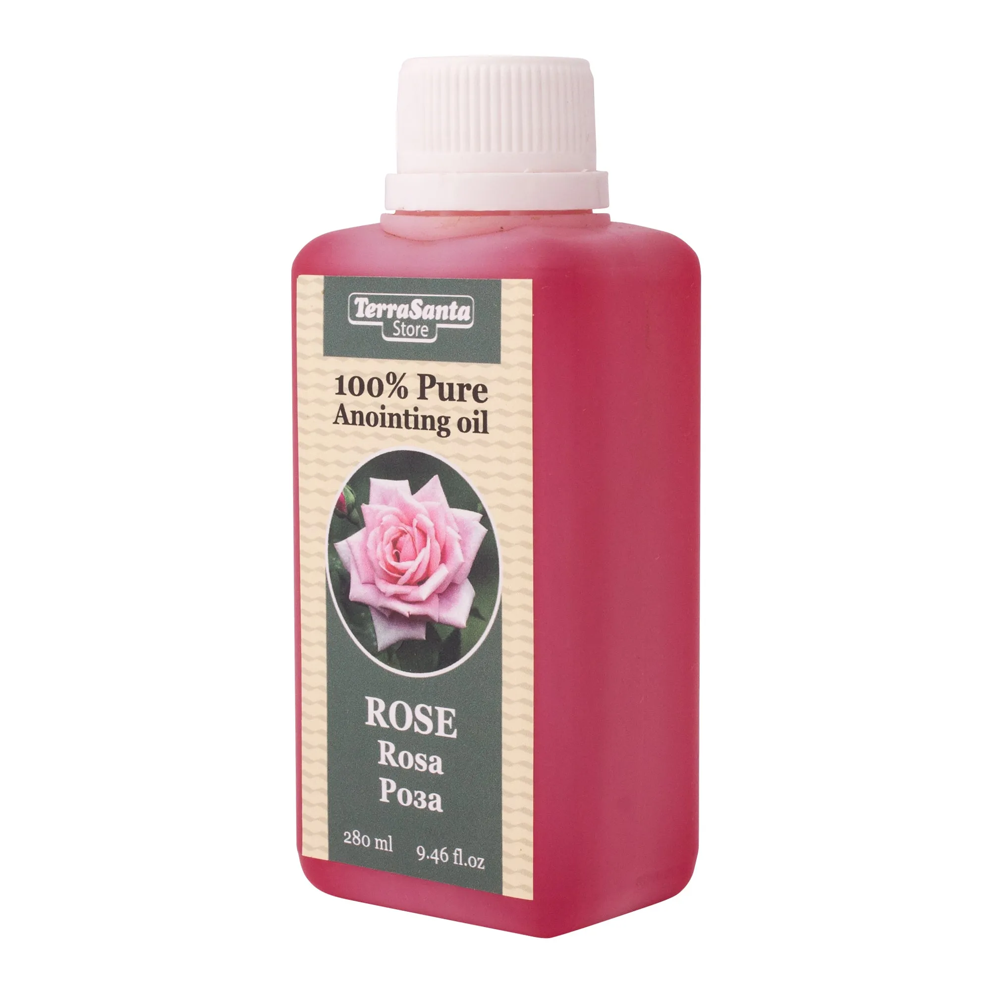 Pure Natural Anointing Oil Rose Fragrance from Holy Land Biblical Spices by Terra Santa 280 ml