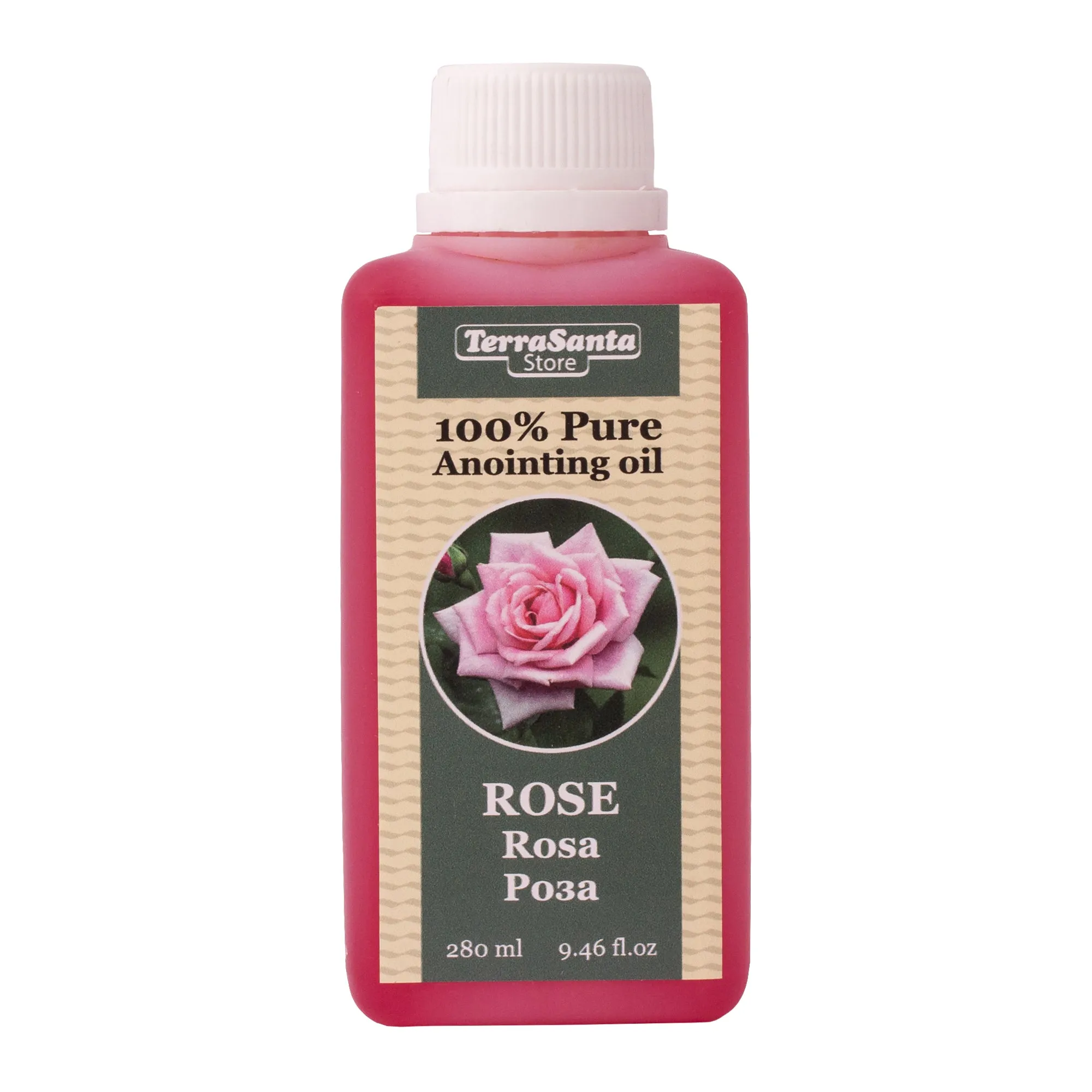 Pure Natural Anointing Oil Rose Fragrance from Holy Land Biblical Spices by Terra Santa 280 ml