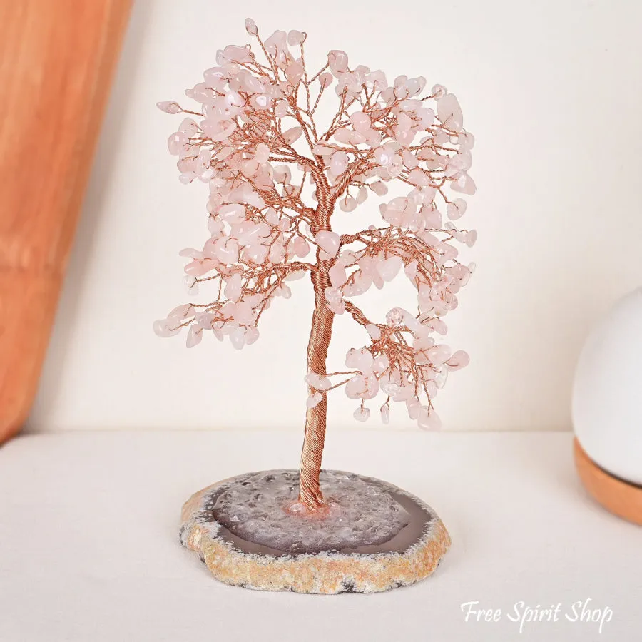 Rose Quartz Tree of Life