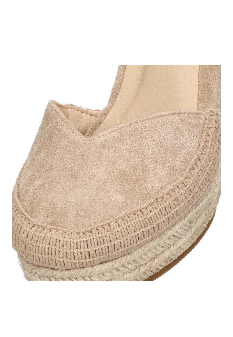 SANDALIA VALENCIANA BORDADO PUNTA LATERAL CUA ALTA ETIKA SAURA 20002 MUJER, BEIGE