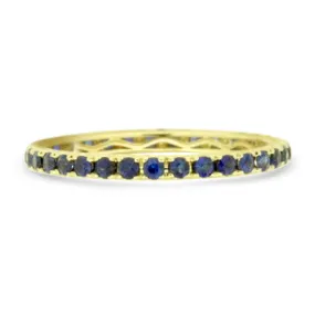 Sapphire Eternity Band