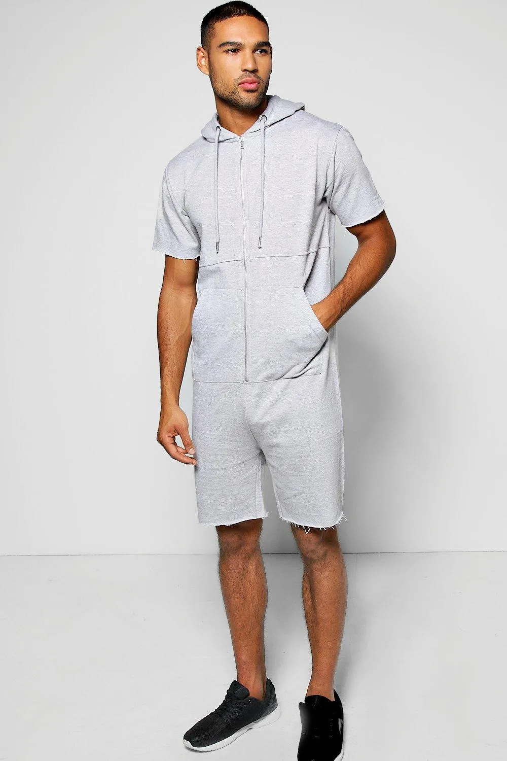 Short Sleeve Onesie | boohooMAN UK