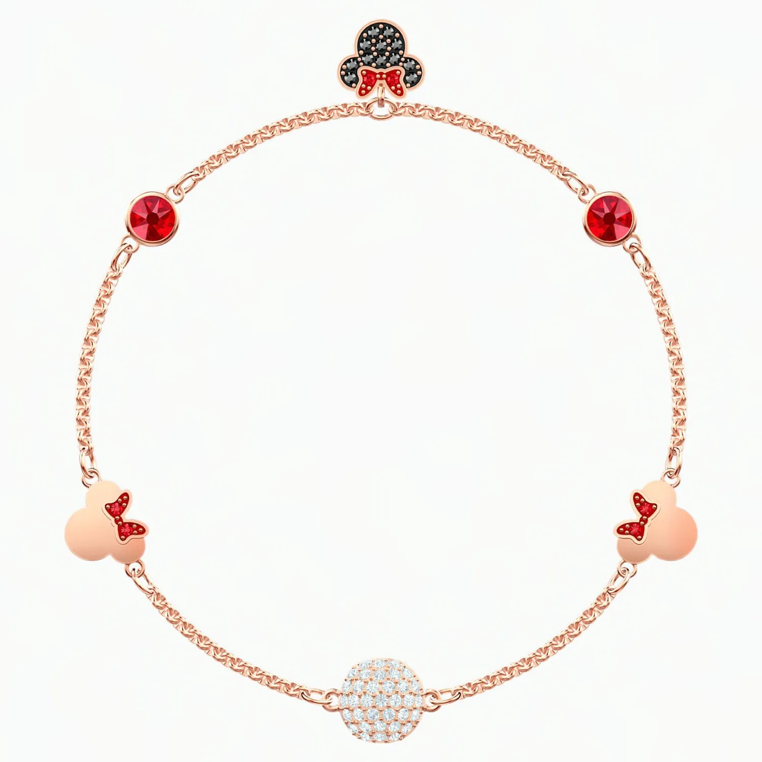 Swarovski REMIX COLLECTION MINNIE STRAND, Rose Gold Tone, M -5462365