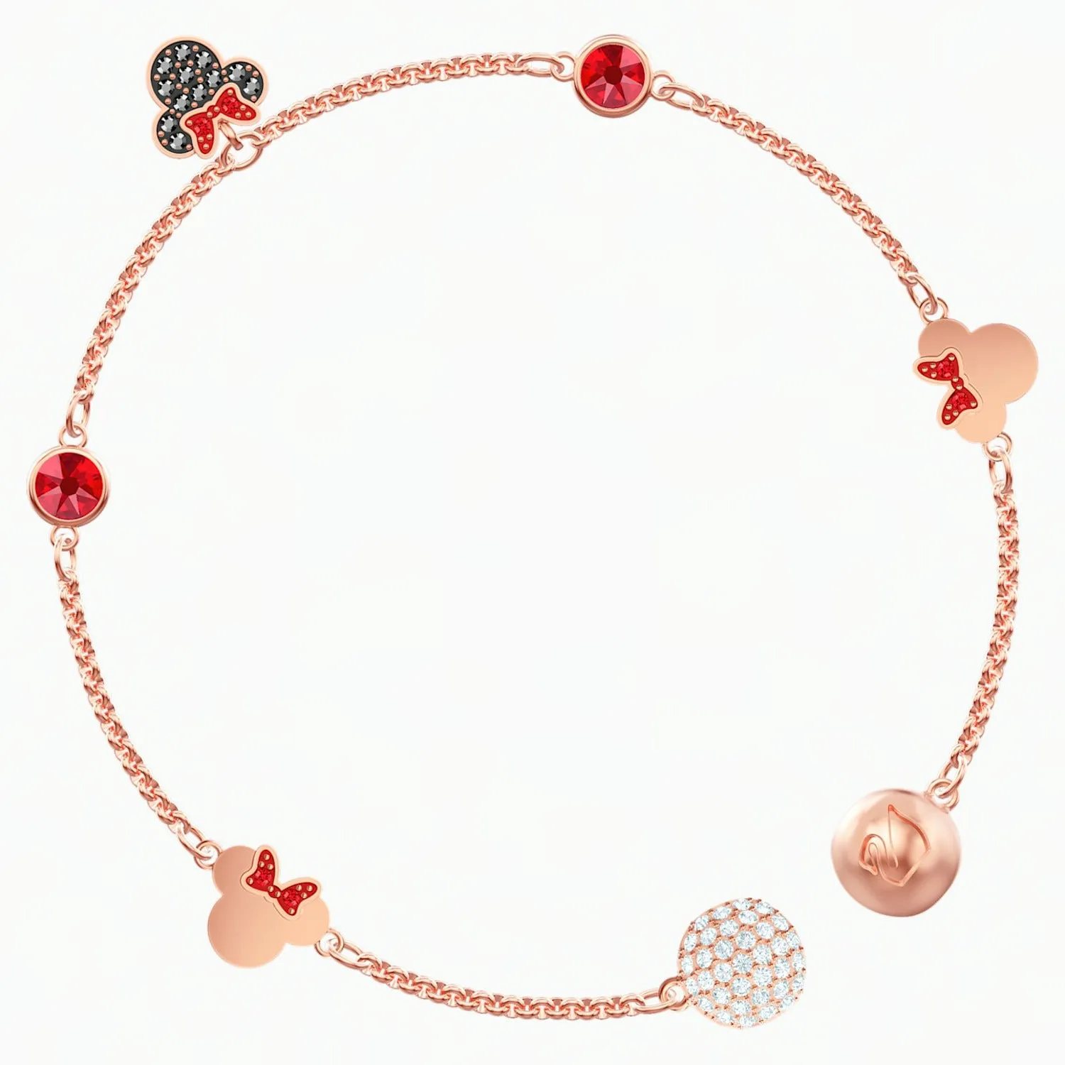 Swarovski REMIX COLLECTION MINNIE STRAND, Rose Gold Tone, M -5462365