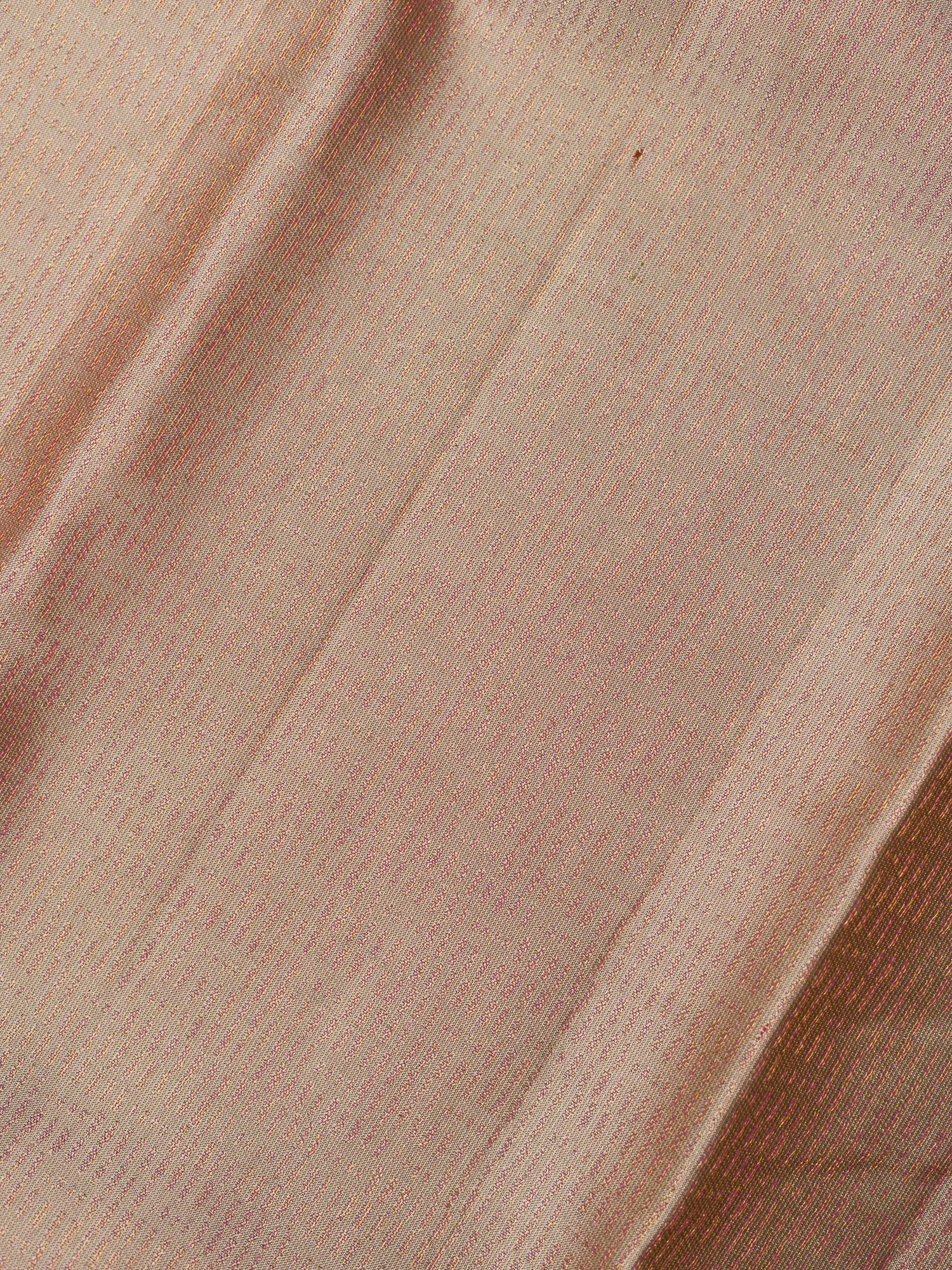 The Bare Beige Lotus Weave Kanjeevaram