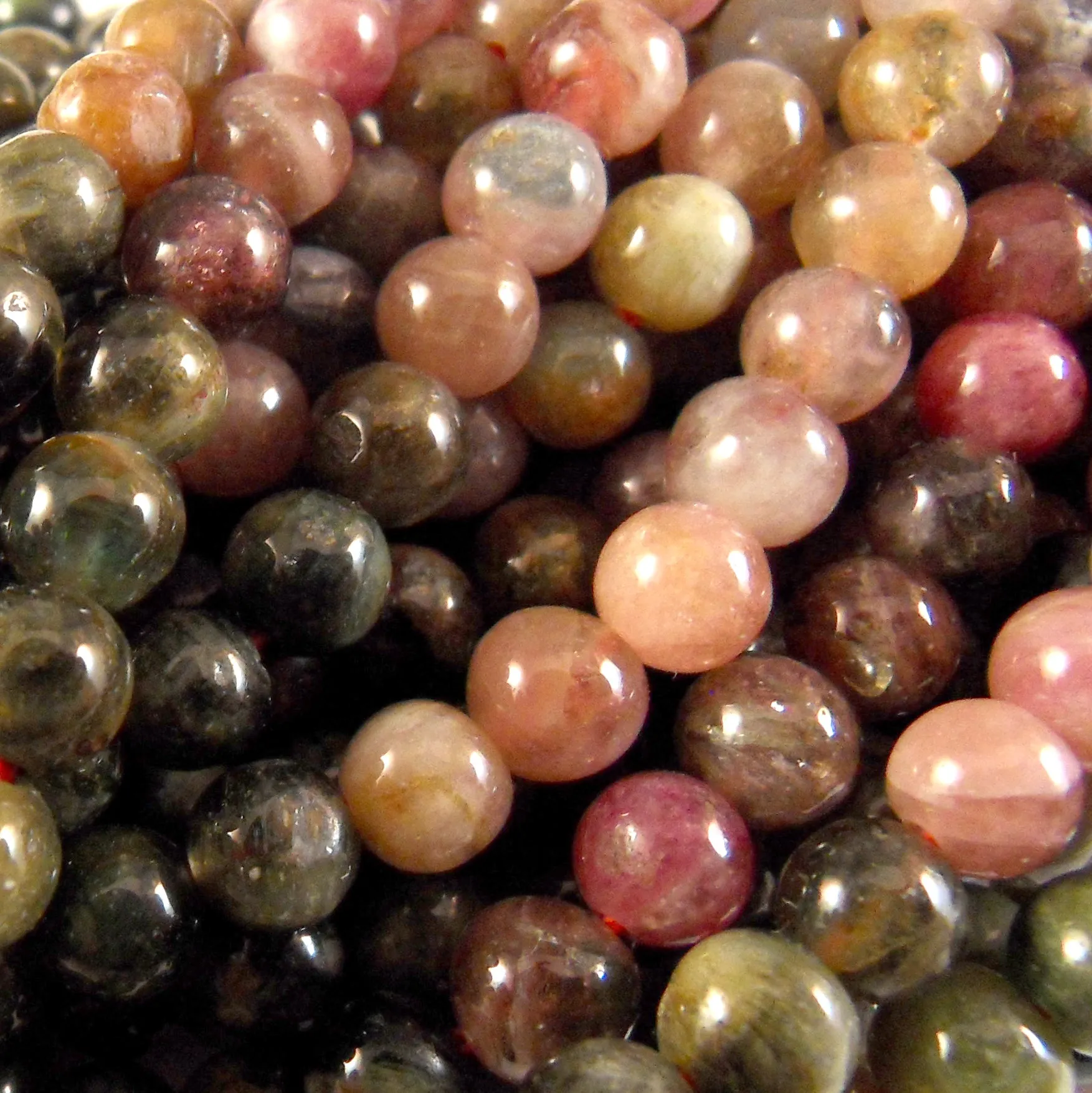 Tourmaline Round Beads