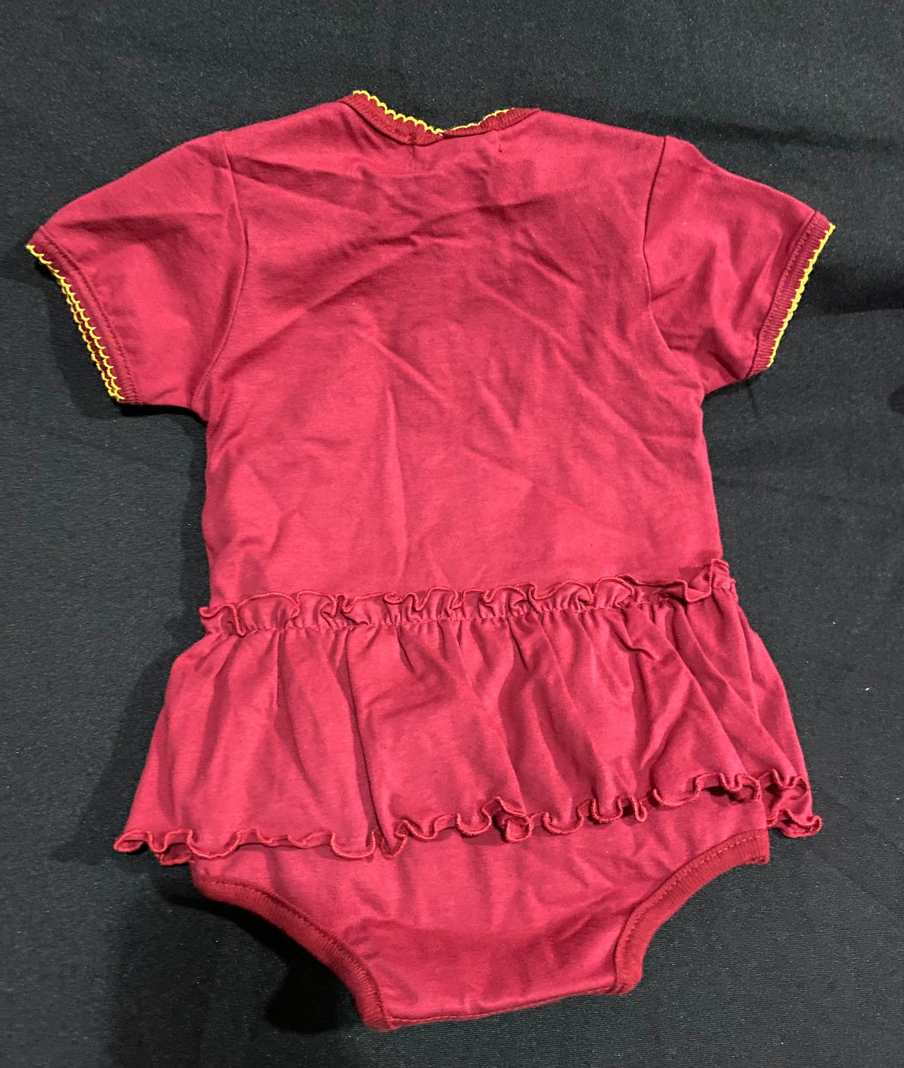 USC Trojans Peplum Little Girls Onesie