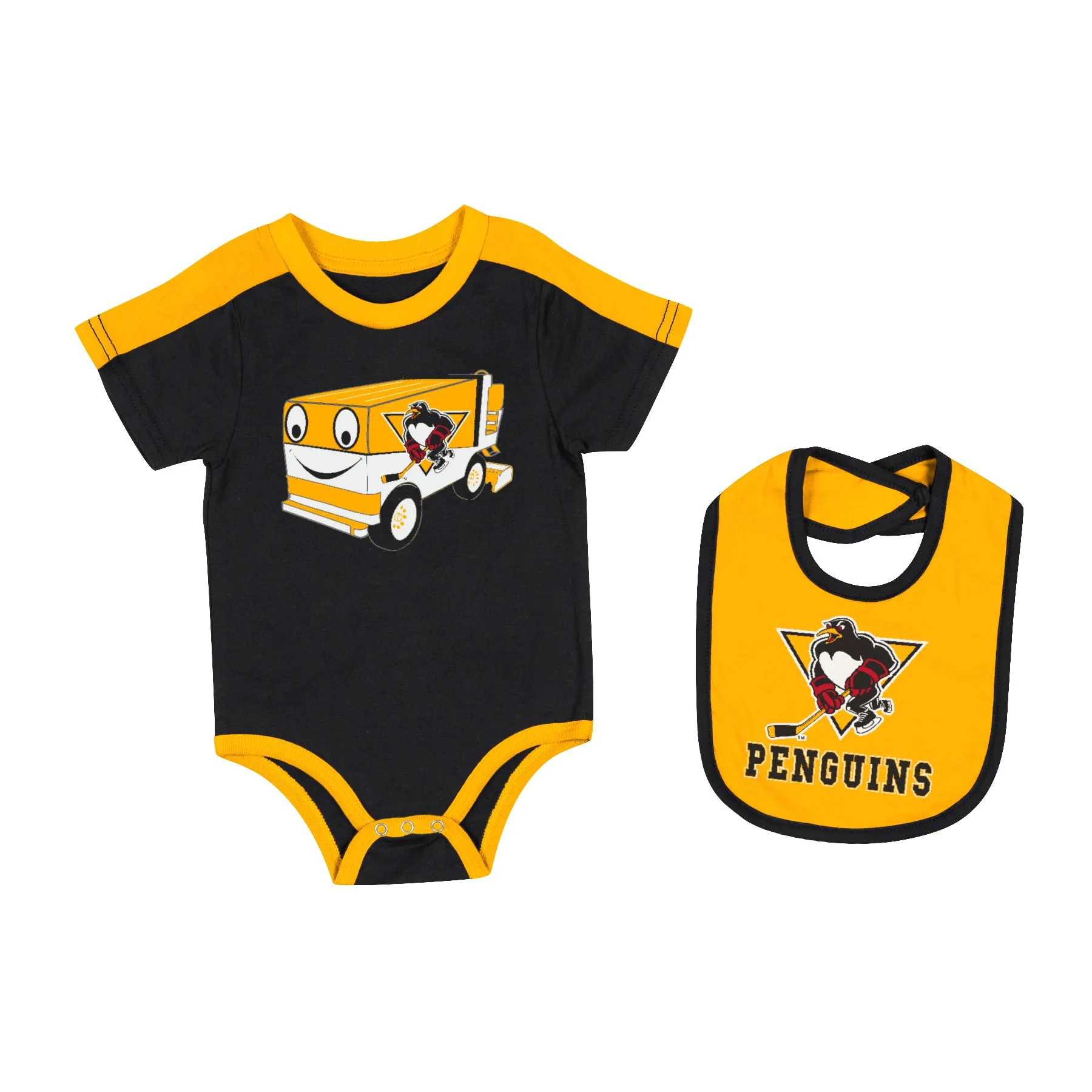 WBS Penguins Infant Zamboni Onesie & Bib